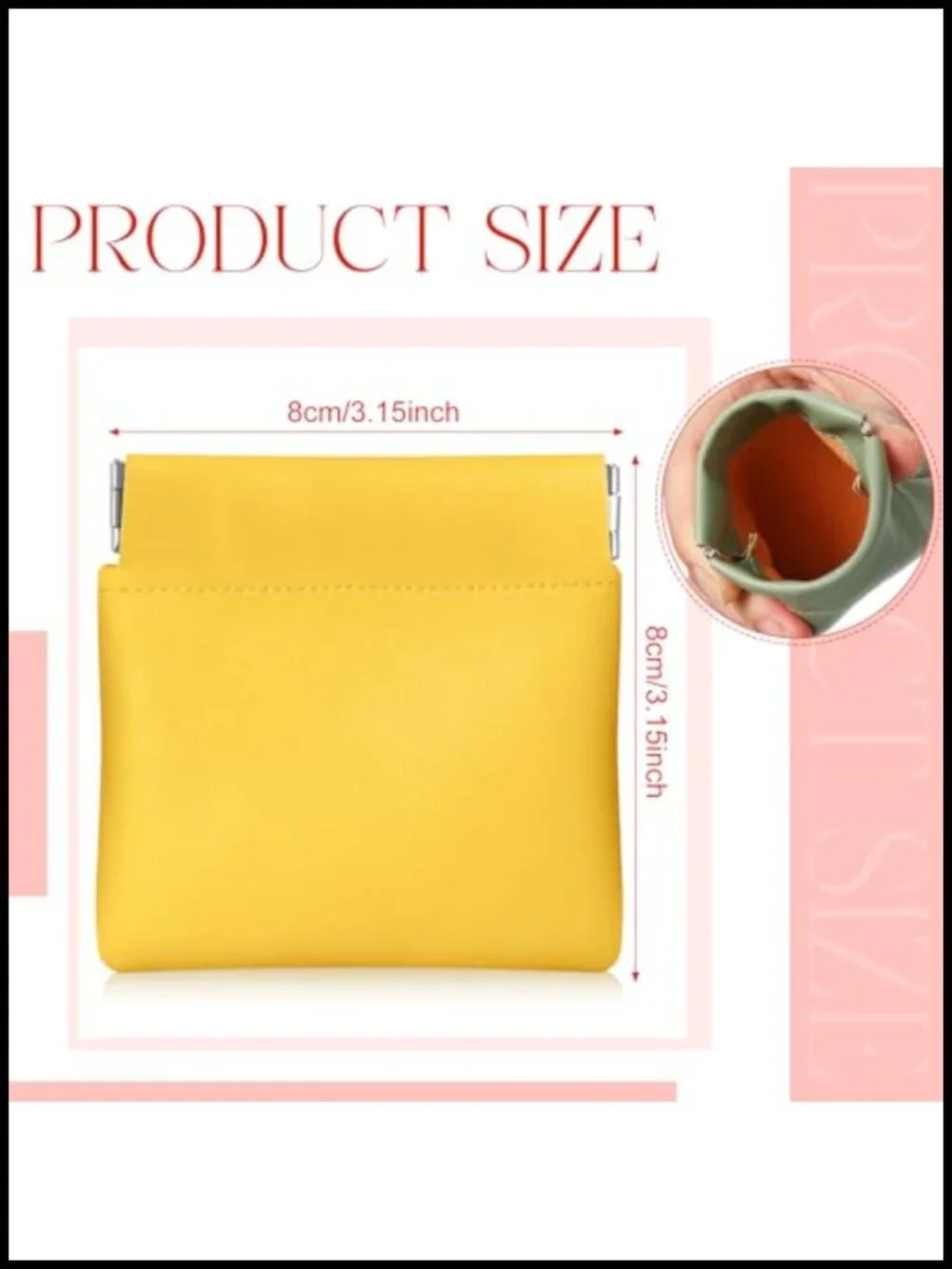PU Leather Jewelry Pouch Travel Bag Gift Bags Cosmetic Bag Organizer